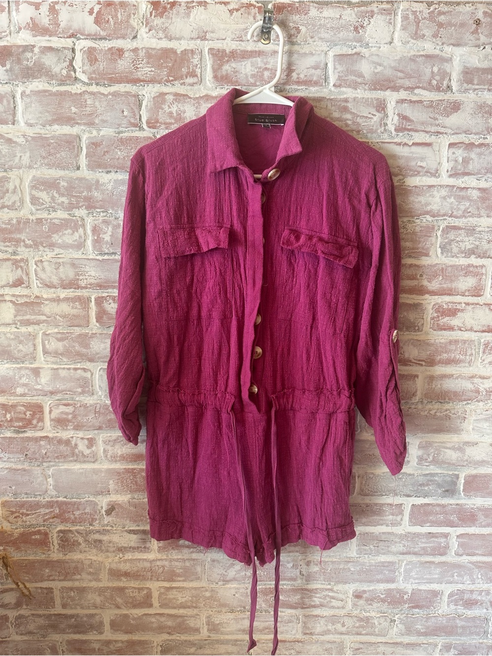 Blue Blush Magenta Romper